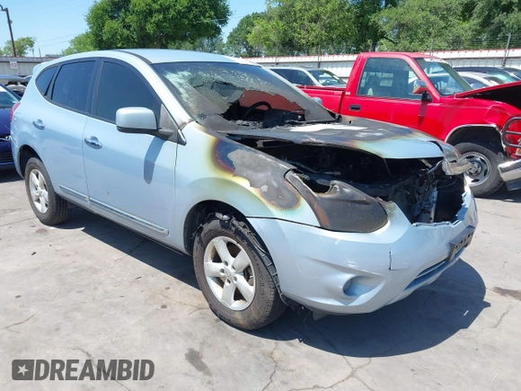 2013 Nissan Rogue S with VIN JN8AS5MT4DW022784, listed as a IAAI auction lot 41981279 with 112,404 mi miles. Bid and sale history available at carsss.com. Image 1.