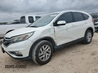 2015 Honda CR-V EX-L with VIN 5J6RM4H7XFL042505, listed as a Copart auction lot 50593285 with 69,682 mi miles and Salvage Title. Bid and sale history available at carsss.com. Image 1.