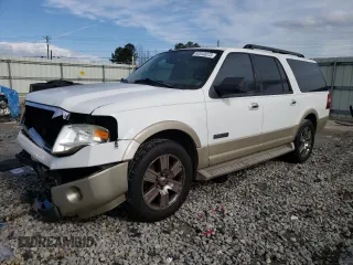 2007 Ford Expedition EL Eddie Bauer with VIN 1FMFK17567LA10693, listed as a Copart auction lot 82843073 with 261,851 mi miles and Salvage Title. Bid and sale history available at carsss.com. Image 1.