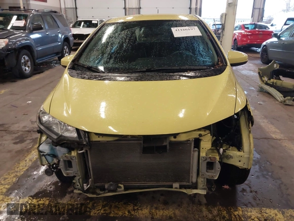 2017 Honda Fit LX with VIN JHMGK5H51HS019564, listed as a IAAI auction lot 41166197 with 58,438 mi miles. Bid and sale history available at carsss.com. Image 13.
