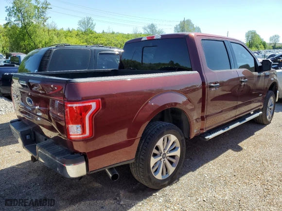 2016 Ford F-150 XLT with VIN 1FTEW1EP3GKD94446, listed as a Copart auction lot 49821574 with 206,534 mi miles and Salvage Title. Bid and sale history available at carsss.com. Image 3.