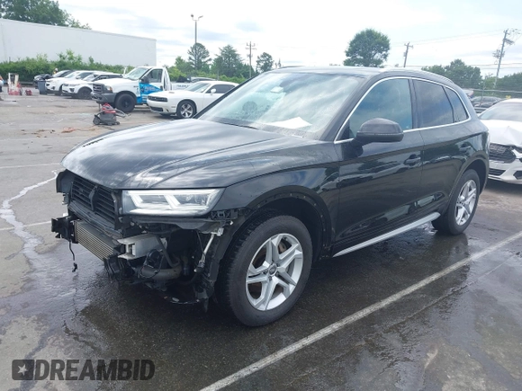 2018 Audi Q5 Premium Plus z VIN WA1BNAFY6J2100245, wystawiony jako IAAI lot #42295572 z przebiegiem 73 731 mil mil oraz . Historia ofert i sprzedaży dostępna na DreamBid. Obrazek 2.