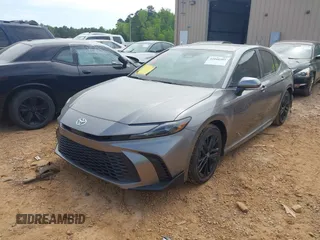 2025 Toyota Camry LE with VIN 4T1DAACK6SU510894, listed as a IAAI auction lot 42048585 with 12,601 mi miles and . Bid and sale history available at DreamBid. Image 2.