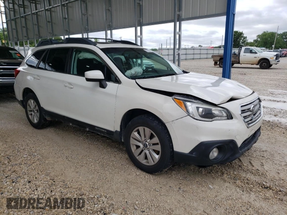 2017 Subaru Outback Premium with VIN 4S4BSADC9H3296719, listed as a Copart auction lot 57528335 with 115,465 mi miles and Salvage title. Bid and sale history available at DreamBid. Image 4.