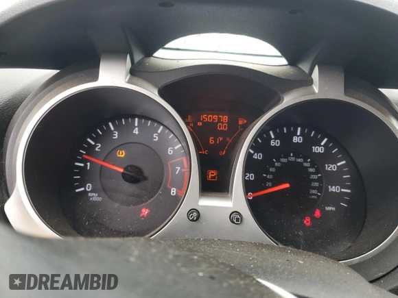 2011 Nissan Juke SV with VIN JN8AF5MRXBT016219, listed as a Copart auction lot 81460814 with 150,978 mi miles and Salvage Title. Bid and sale history available at carsss.com. Image 9.