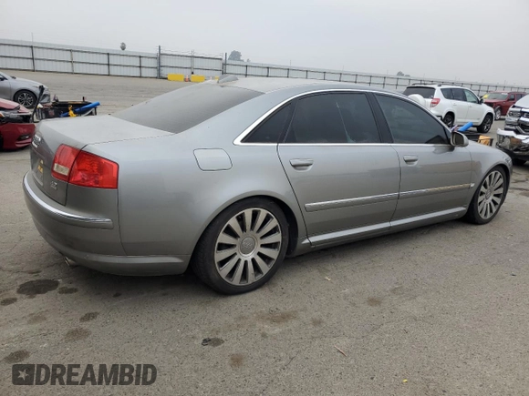 2004 Audi A8 L with VIN WAUML44E74N005627, listed as a Copart auction lot 84340834 with 139,575 mi miles and Clean Title. Bid and sale history available at carsss.com. Image 3.