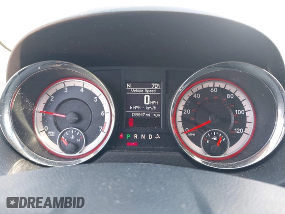 2013 Dodge Grand Caravan Crew with VIN 2C4RDGDG1DR800538, listed as a IAAI auction lot 42211140 with 138,647 mi miles and . Bid and sale history available at DreamBid. Image 7.