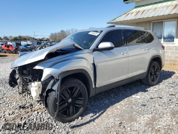 2018 Volkswagen Atlas SEL Premium with VIN 1V2NR2CA0JC574172, listed as a Copart auction lot 49454025 with 113,823 mi miles and Salvage title. Bid and sale history available at DreamBid. Image 1.