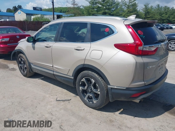 2017 Honda CR-V Touring with VIN 5J6RW2H91HL013526, listed as a IAAI auction lot 42181848 with 108,126 mi miles and . Bid and sale history available at carsss.com. Image 3.