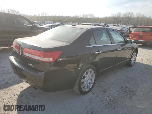 2010 Lincoln MKZ with VIN 3LNHL2GC6AR609449, listed as a Copart auction lot 49660735 with 100,527 mi miles and Salvage title. Bid and sale history available at DreamBid. Image 3.