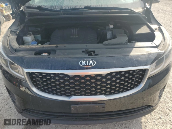 2017 Kia Sedona LX with VIN KNDMB5C16H6306898, listed as a Copart auction lot 71790784 with 51,508 mi miles and Salvage Title. Bid and sale history available at carsss.com. Image 12.