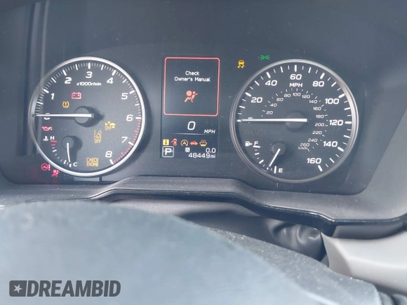 2020 Subaru Legacy with VIN 4S3BWAB6XL3034545, listed as a IAAI auction lot 40481335 with 48,449 mi miles and . Bid and sale history available at DreamBid. Image 7.