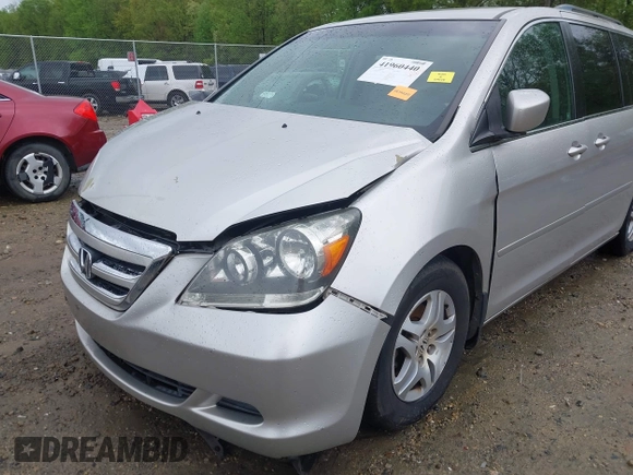2007 Honda Odyssey EX with VIN 5FNRL38457B120170, listed as a IAAI auction lot 41960440 with 280,153 mi miles and . Bid and sale history available at DreamBid. Image 18.