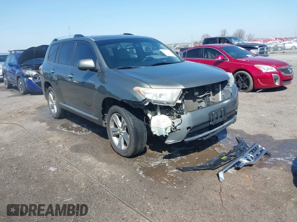 2011 Toyota Highlander Limited with VIN 5TDDK3EH6BS061624, listed as a IAAI auction lot 41772700 with 218,347 mi miles and . Bid and sale history available at DreamBid. Image 1.