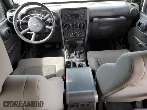 2008 Jeep Wrangler Unlimited Rubicon with VIN 1J4GA69108L501632, listed as a Copart auction lot 48742355 with 156,766 mi miles and Salvage Title. Bid and sale history available at carsss.com. Image 8.