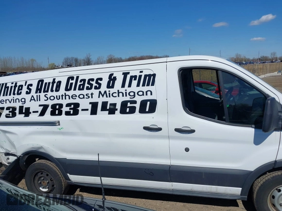 2017 Ford Transit with VIN 1FTYE1YM2HKB34459, listed as a IAAI auction lot 42059820 with 215,646 mi miles and . Bid and sale history available at DreamBid. Image 14.