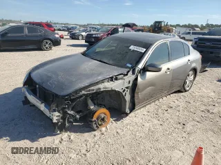 2015 Infiniti Q40 with VIN JN1CV6AP1FM500430, listed as a Copart auction lot 75240454 with 75,222 mi miles and Salvage Title. Bid and sale history available at carsss.com. Image 1.