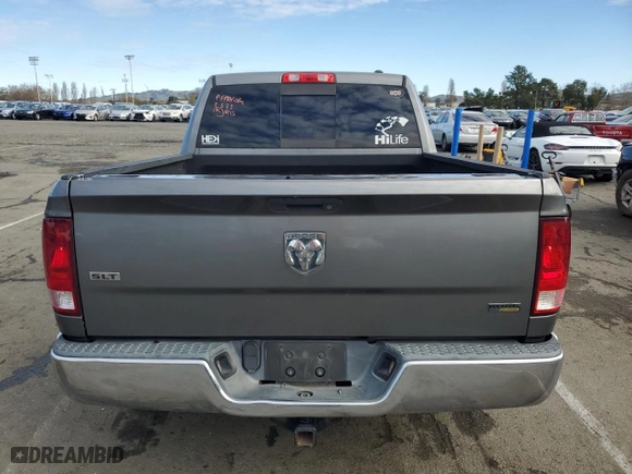 2010 Dodge Ram 1500 ST with VIN 1D7RB1CP9AS115420, listed as a Copart auction lot 44579735 with 190,165 mi miles and Salvage Title. Bid and sale history available at carsss.com. Image 6.