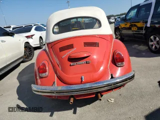 1968 Volkswagen Beetle with VIN 158568466, listed as a Copart auction lot 74978484 with 51,303 mi miles and Salvage Title. Bid and sale history available at DreamBid. Image 6.