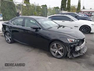 2017 Lexus IS with VIN JTHBA1D25H5041129, listed as a IAAI auction lot 42025094 with 102,568 mi miles. Bid and sale history available at carsss.com. Image 1.