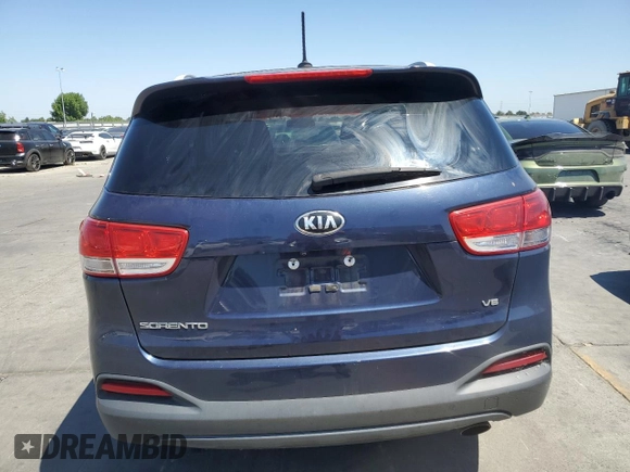 2017 Kia Sorento LX with VIN 5XYPGDA50HG208851, listed as a Copart auction lot 57949905 with 143,863 mi miles and Clean title. Bid and sale history available at DreamBid. Image 6.