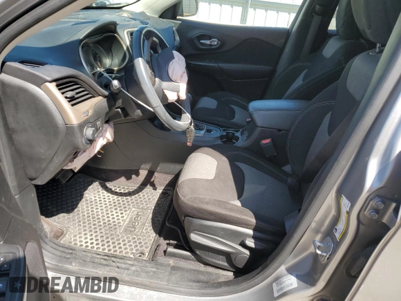 2017 Jeep Cherokee Sport with VIN 1C4PJMAB4HW544836, listed as a Copart auction lot 52512785 with 77,733 mi miles and Salvage Title. Bid and sale history available at DreamBid. Image 7.