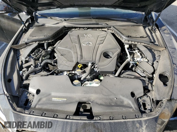 2024 Infiniti Q50 Luxe with VIN JN1EV7BR6RM630707, listed as a Copart auction lot 77115644 with 3,013 mi miles and Salvage Title. Bid and sale history available at DreamBid. Image 11.
