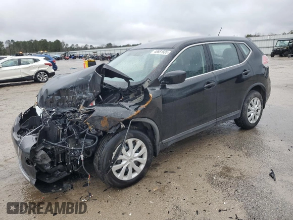 2016 Nissan Rogue S with VIN KNMAT2MT4GP709916, listed as a Copart auction lot 48661605 with 0 mi miles and Salvage Title. Bid and sale history available at carsss.com. Image 1.
