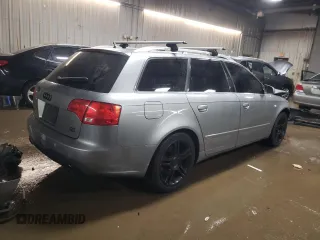 2007 Audi A4 2.0T with VIN WAUKF78E47A100636, listed as a Copart auction lot 41652025 with 141,770 mi miles and Salvage title. Bid and sale history available at DreamBid. Image 3.