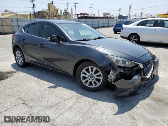 2015 Mazda 3 i Touring with VIN 3MZBM1L79FM165513, listed as a Copart auction lot 55436135 with 127,365 mi miles and Salvage Title. Bid and sale history available at DreamBid. Image 4.