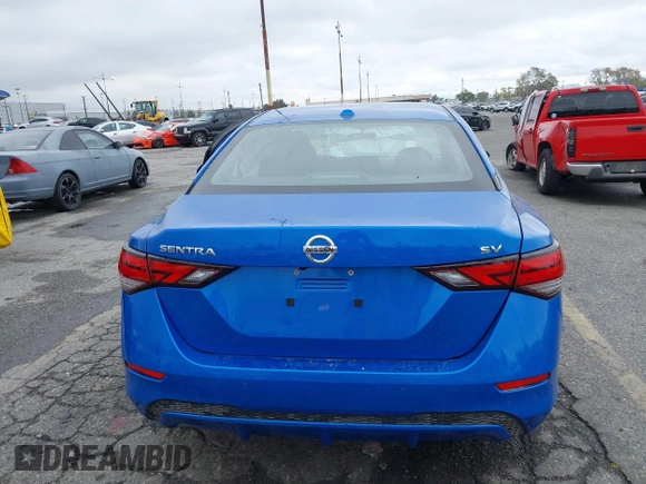 2022 Nissan Sentra SV with VIN 3N1AB8CV5NY268515, listed as a IAAI auction lot 41896670 with 12,396 mi miles and . Bid and sale history available at DreamBid. Image 16.