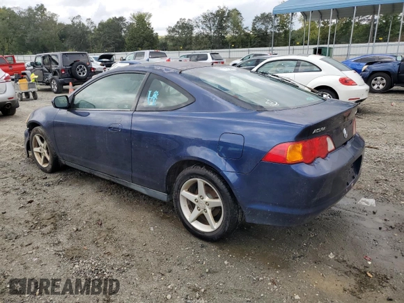 2003 Acura RSX with VIN JH4DC548X3C013829, listed as a Copart auction lot 60637474 with 247,358 mi miles and Salvage Title. Bid and sale history available at carsss.com. Image 2.