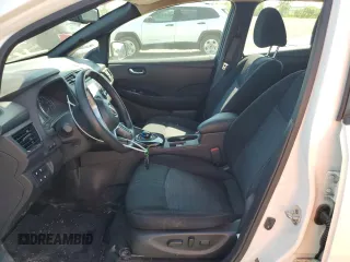 2023 Nissan LEAF SV Plus with VIN 1N4CZ1CVXPC550983, listed as a Copart auction lot 58573805 with 50,673 mi miles and Salvage title. Bid and sale history available at DreamBid. Image 7.