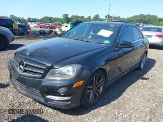 2014 Mercedes-Benz C 250 Sport with VIN WDDGF4HBXER303757, listed as a IAAI auction lot 42739717 with 110,738 mi miles and . Bid and sale history available at DreamBid. Image 2.
