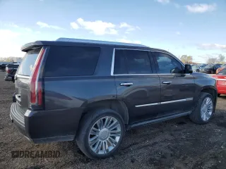 2015 Cadillac Escalade Platinum z VIN 1GYS4PKJ9FR643540, wystawiony jako Copart lot #80931014 z przebiegiem 156 820 mil mil oraz Szkoda całkowita • Salvage title. Historia ofert i sprzedaży dostępna na DreamBid. Obrazek 3.