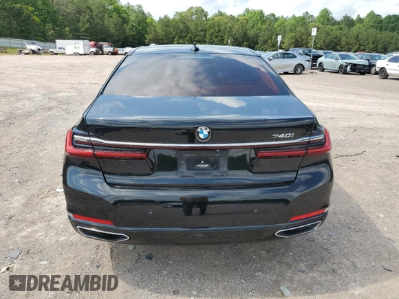 2020 BMW 7 Series 740i z VIN WBA7T2C06LGL17660, wystawiony jako Copart lot #57347885 z przebiegiem Nie podano mil oraz Tytuł czysty. Historia ofert i sprzedaży dostępna na DreamBid. Obrazek 6.
