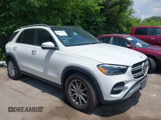 2024 Mercedes-Benz GLE 350 z VIN 4JGFB4FE3RB009514, wystawiony jako IAAI lot #42533348 z przebiegiem 39 920 mil mil oraz . Historia ofert i sprzedaży dostępna na DreamBid. Obrazek 1.