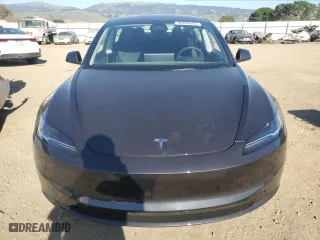 2024 Tesla Model 3 Long Range with VIN 5YJ3E1EB3RF834793, listed as a Copart auction lot 46839595 with 4,588 mi miles and Salvage Title. Bid and sale history available at carsss.com. Image 5.