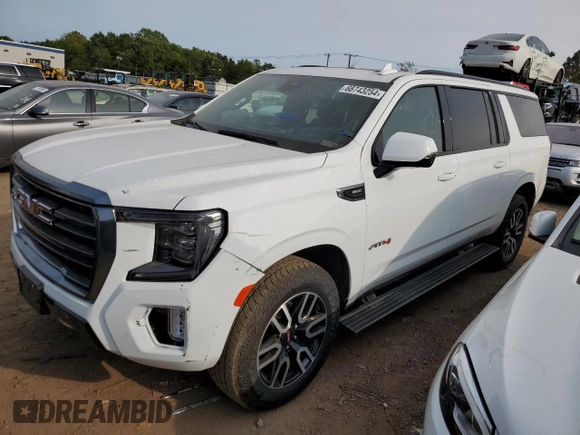 2023 GMC Yukon XL AT4 with VIN 1GKS2HKL7PR386970, listed as a Copart auction lot 68743254 with 10,799 mi miles and Clean Title. Bid and sale history available at carsss.com. Image 1.