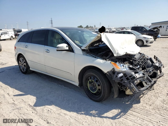 2011 Mercedes-Benz R-Class R 350 with VIN 4JGCB6FE9BA127903, listed as a Copart auction lot 75430944 with 0 mi miles and Salvage Title. Bid and sale history available at carsss.com. Image 4.