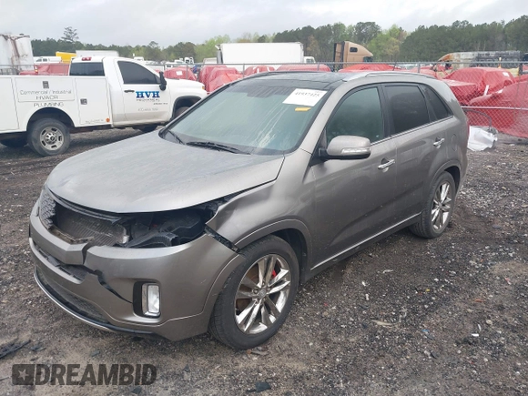 2014 Kia Sorento SX with VIN 5XYKW4A75EG440789, listed as a IAAI auction lot 41937425 with 103,104 mi miles. Bid and sale history available at carsss.com. Image 18.