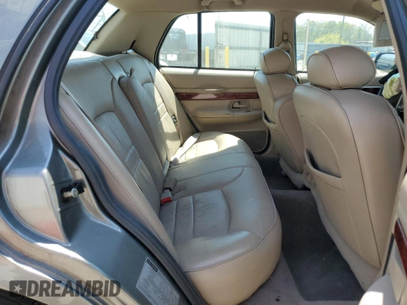 2001 Mercury Grand Marquis LS with VIN 2MEFM75W31X612800, listed as a Copart auction lot 50886005 with 58,400 mi miles and Salvage Title. Bid and sale history available at DreamBid. Image 10.