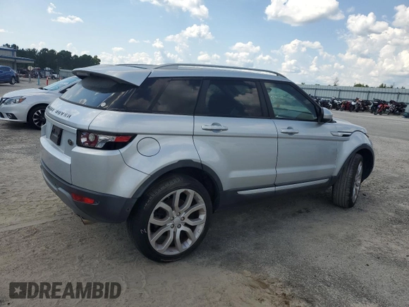 2015 Land Rover Range Rover Evoque Prestige with VIN SALVV2BGXFH076339, listed as a Copart auction lot 62727135 with Not provided miles and Salvage title. Bid and sale history available at DreamBid. Image 3.