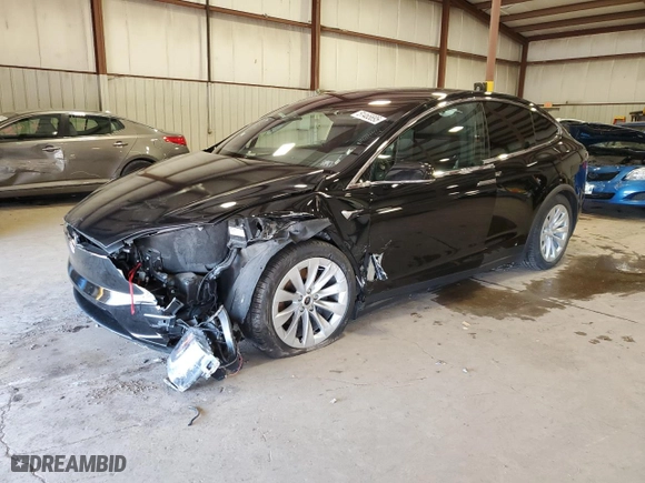 2018 Tesla Model X 75D with VIN 5YJXCAE29JF111980, listed as a Copart auction lot 51465695 with 0 mi miles and Salvage Title. Bid and sale history available at carsss.com. Image 1.