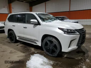 2018 Lexus LX with VIN JTJHY7AX1J4279675, listed as a Copart auction lot 46583585 with 61,760 mi miles and Clean Title. Bid and sale history available at carsss.com. Image 4.