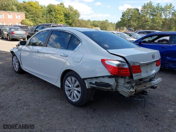 2013 Honda Accord Sdn EX-L with VIN 1HGCR2F81DA138658, listed as a IAAI auction lot 40276056 with 66,238 mi miles. Bid and sale history available at carsss.com. Image 3.
