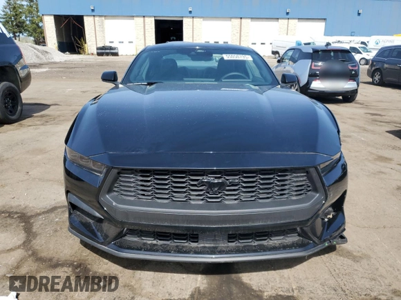 2025 Ford Mustang EcoBoost with VIN 1FA6P8TH6S5104445, listed as a Copart auction lot 55050735 with 32 mi miles and Clean Title. Bid and sale history available at carsss.com. Image 5.