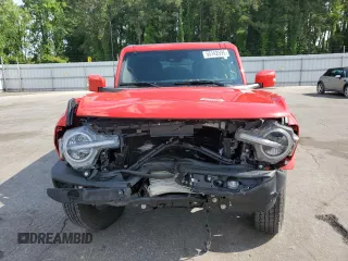 2024 Ford Bronco Outer Banks with VIN 1FMDE8BH3RLB07202, listed as a Copart auction lot 55142595 with 5,822 mi miles and Salvage title. Bid and sale history available at DreamBid. Image 5.