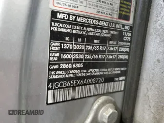 2006 Mercedes-Benz R 3.5L with VIN 4JGCB65EX6A008720, listed as a Copart auction lot 80920674 with 203,137 mi miles and Clean Title. Bid and sale history available at DreamBid. Image 12.