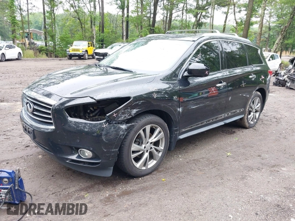 2015 Infiniti QX60 with VIN 5N1AL0MM7FC528002, listed as a IAAI auction lot 42260916 with 228,379 mi miles and . Bid and sale history available at DreamBid. Image 2.